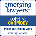 John (Jack) Carmody emerging lawyer badge