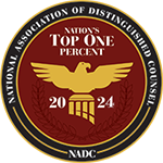 National Association of Distinguished Counsel Badge